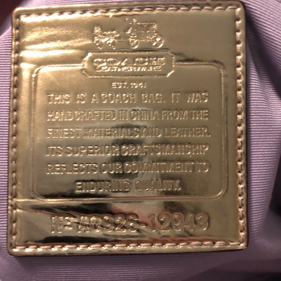 Authentic Coach Purse: Light Tan/Beige - Picture 5 of 8